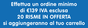 Carta A4 a soli €3,09 per risma